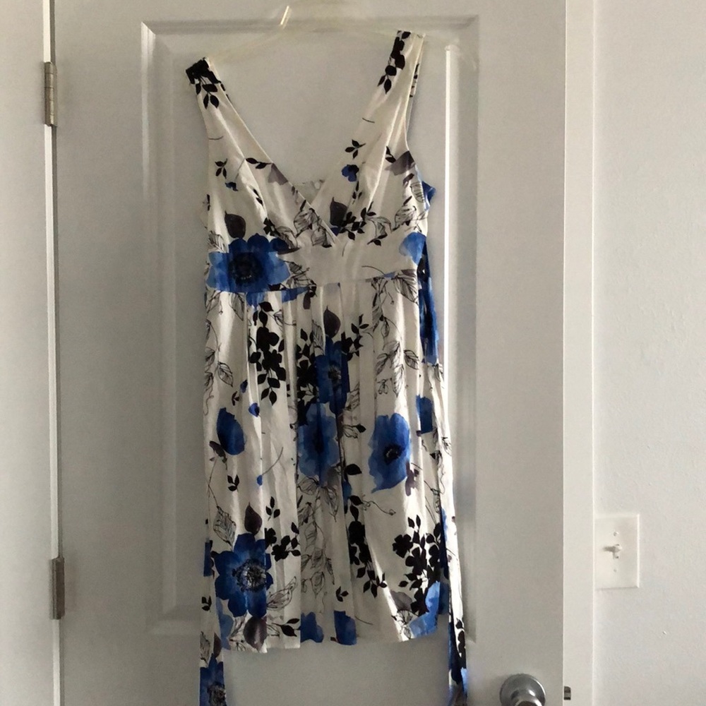 Flower print sun dress